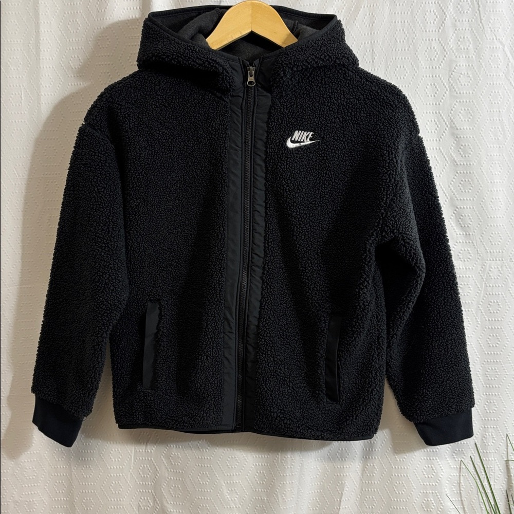 Nike Club Fleece big kids full zip winterized coat - Picture 2 of 7